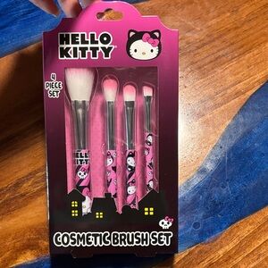 Hello Kitty Pink and White Brush Set